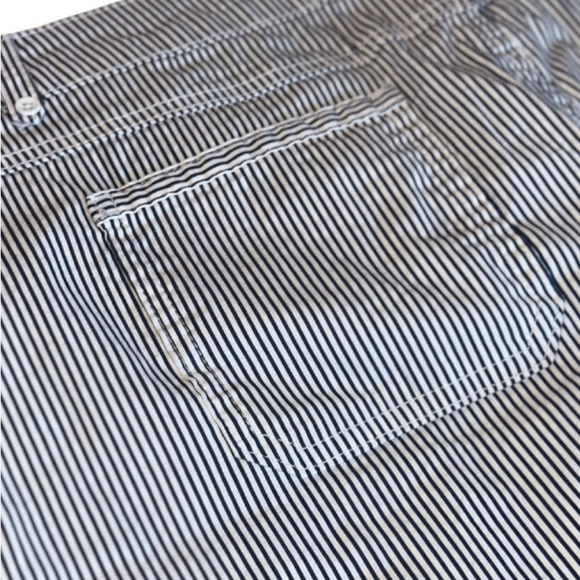 Karen Scott Blue and White Stripe Skort - Picture 6 of 8